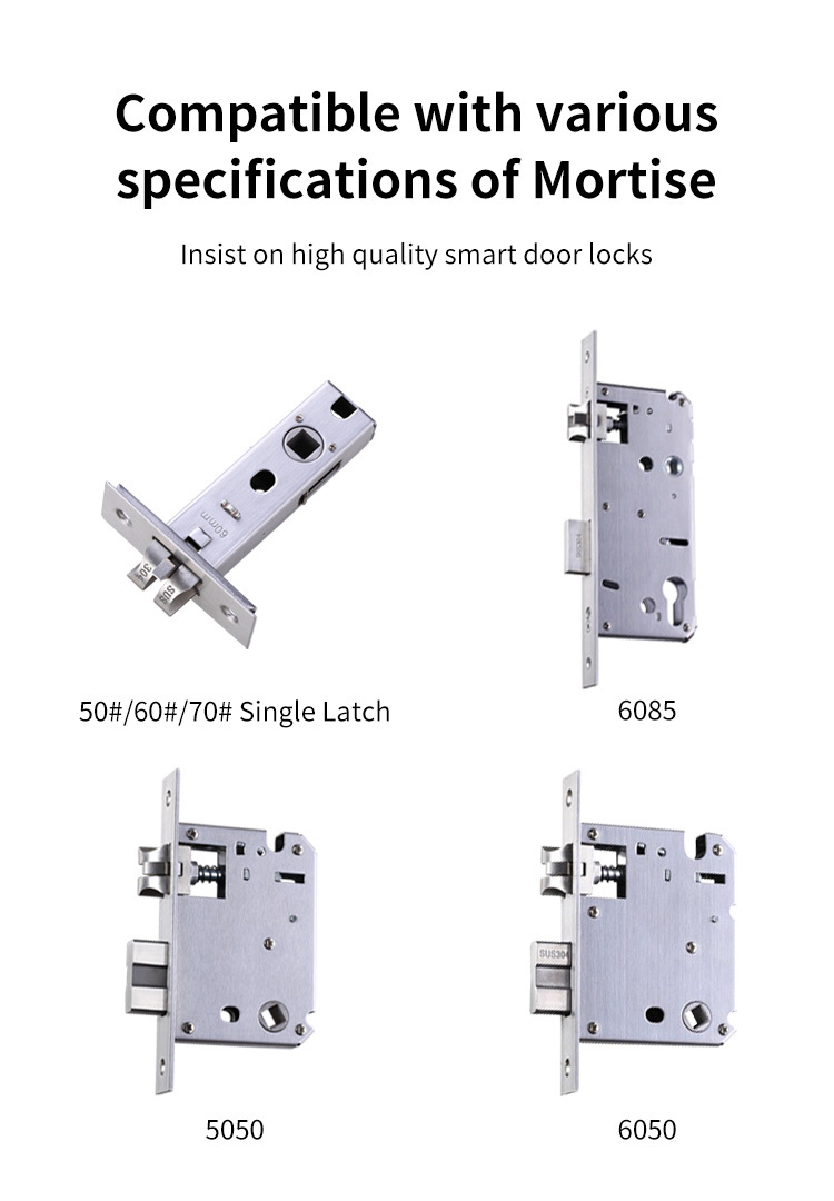 Tediton Keyless Smart Fingerprint Password System Digital Door Lock by Ttlock APP