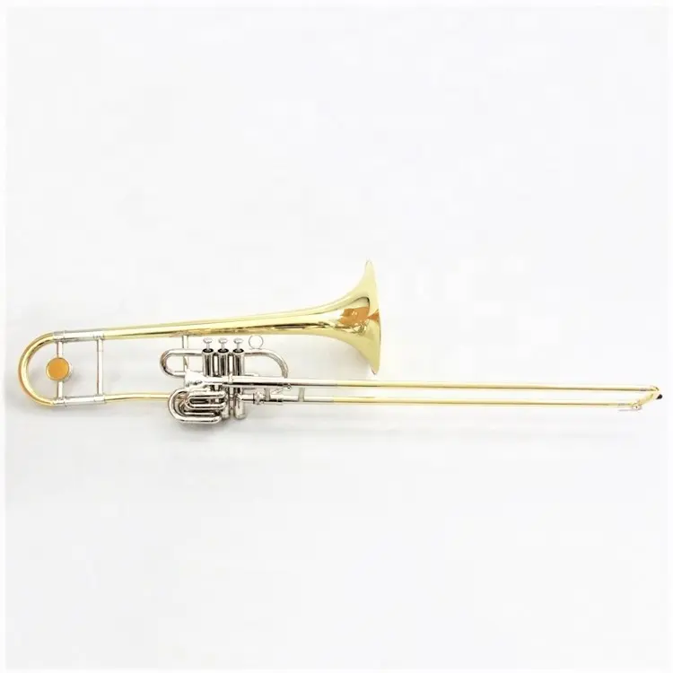 "Superbone" Tuning Slide Piston Trombone good price Bb/F Dual-Use trombone valve trombone