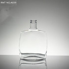 Wholesale customized 750ml 700ml unique square vodka bottles