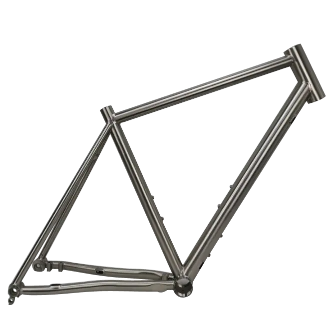 Waltly 700c titanium gravel bike frameset for racing