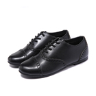 Children's Casual child black school shoes for boys