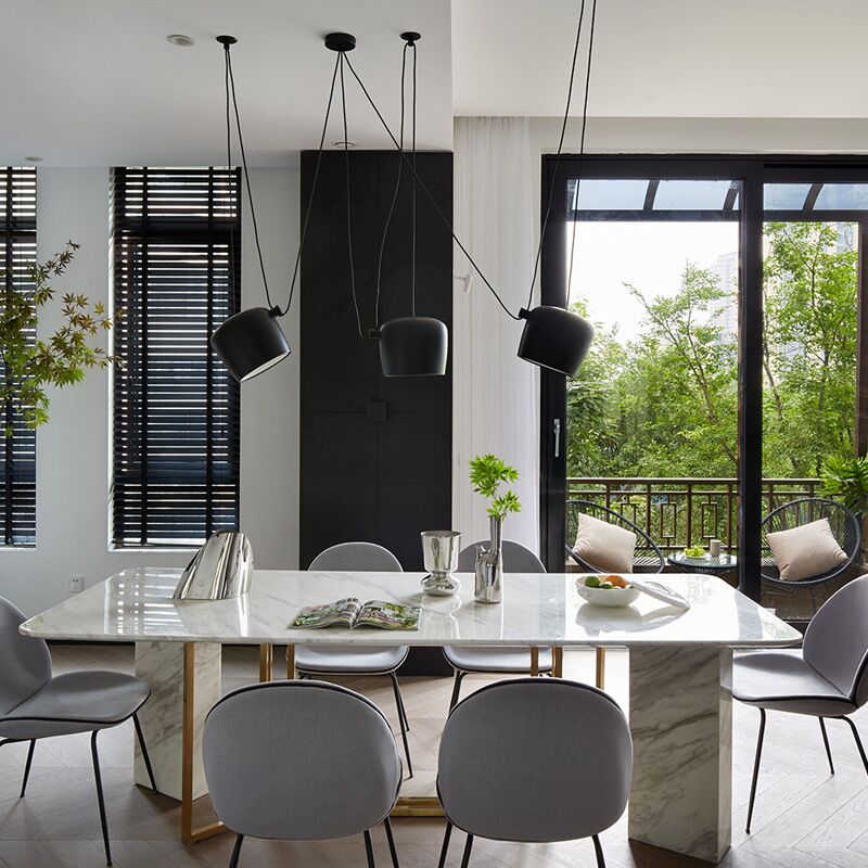 Best Selling dining room Furniture Modern Marble dining table rectangular shape stainless steel restaurant dining room tables