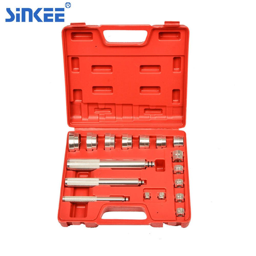17Pc Aluminium Wheel Bearing Race Seal Bush Driver Car Garage Tool Set EKO