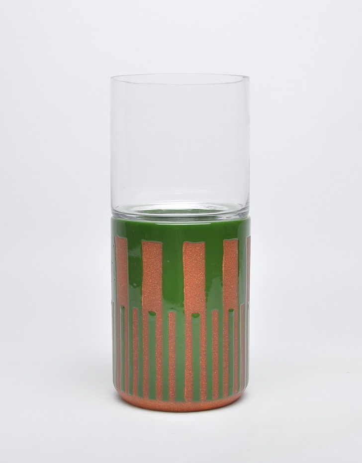 Western home decor cylinder modern colorful indoor candle holders ceramic candle stand