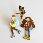 Lapel Pin Manufacturers China Custom Gold Plate Logo Soft Enamel Metal Badge Custom Creative Funny Lapel Pin