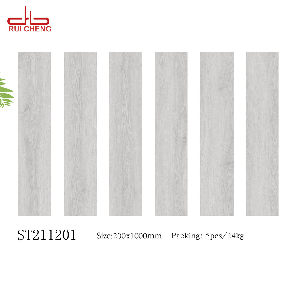 Wholesale china porcelain oak wooden look tiles for floor 200x1000mm/8"x40"