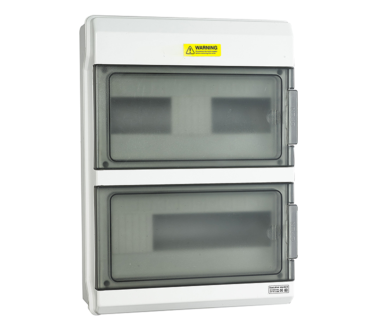 Portable industrial waterproof 24 way circuit breaker boxes electrical power mcb distribution box