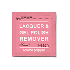 2019 Private Label OEM Nonwoven Lint Free Disposable Deep Cleaning Acetone Prep UV Gel Nail Polish Remover Pad