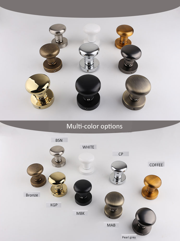 Fashion Accessaries Hardware Furniture Round Cylindrical Bedrooms Bathroom Metal Knob  Lock//