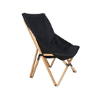 Tianye outdoor wood folding camping chair wooden portable canvas beacht chair Lounge chair