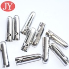 custom hoodie strings 15mm shoelace metal aglet metal crimp for shoe lace