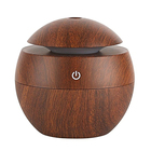 2019 Shenzhen 130ML/ 4oz Cool Mist Air Humidifier USB Wood Grain Ultrasonic Humidifier for Car, Office and Home