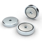 D50mm 800N neodymium pot magnet with internal thread for industrial use