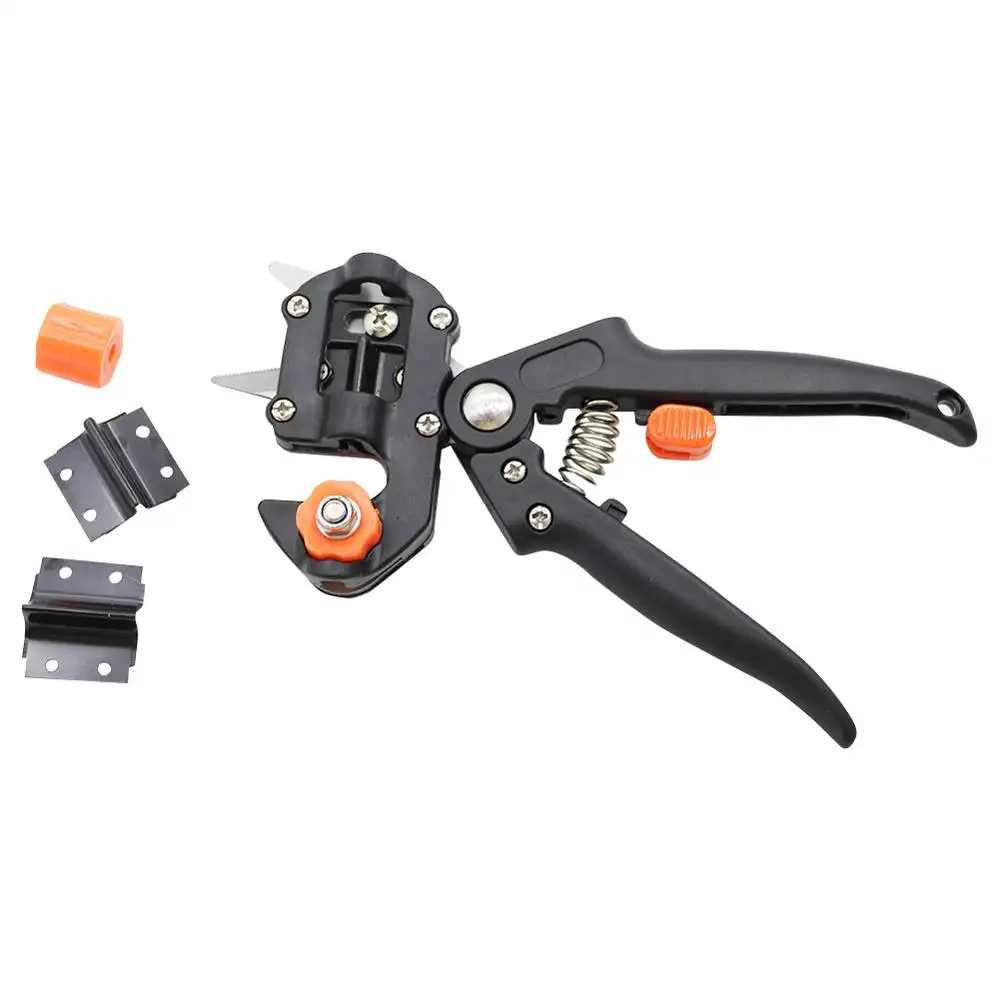 Complete set Garden Pruner Chopper Vaccination Cutting Plant Shears Gift 2 Blade Fruit Tree Pruning Shears Grafting tool
