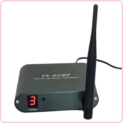 TX-50RF Wireless Transmitter for Silent Disco Parties, RCA