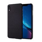 Aramid Fiber Phone case for Apple iPhone XR (Black/Grey twill) matte Thin(0.7MM)Super Light (11G)