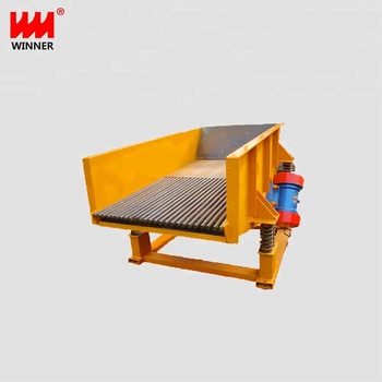 Double plastid rotary apron feeder/vibrating feeder price