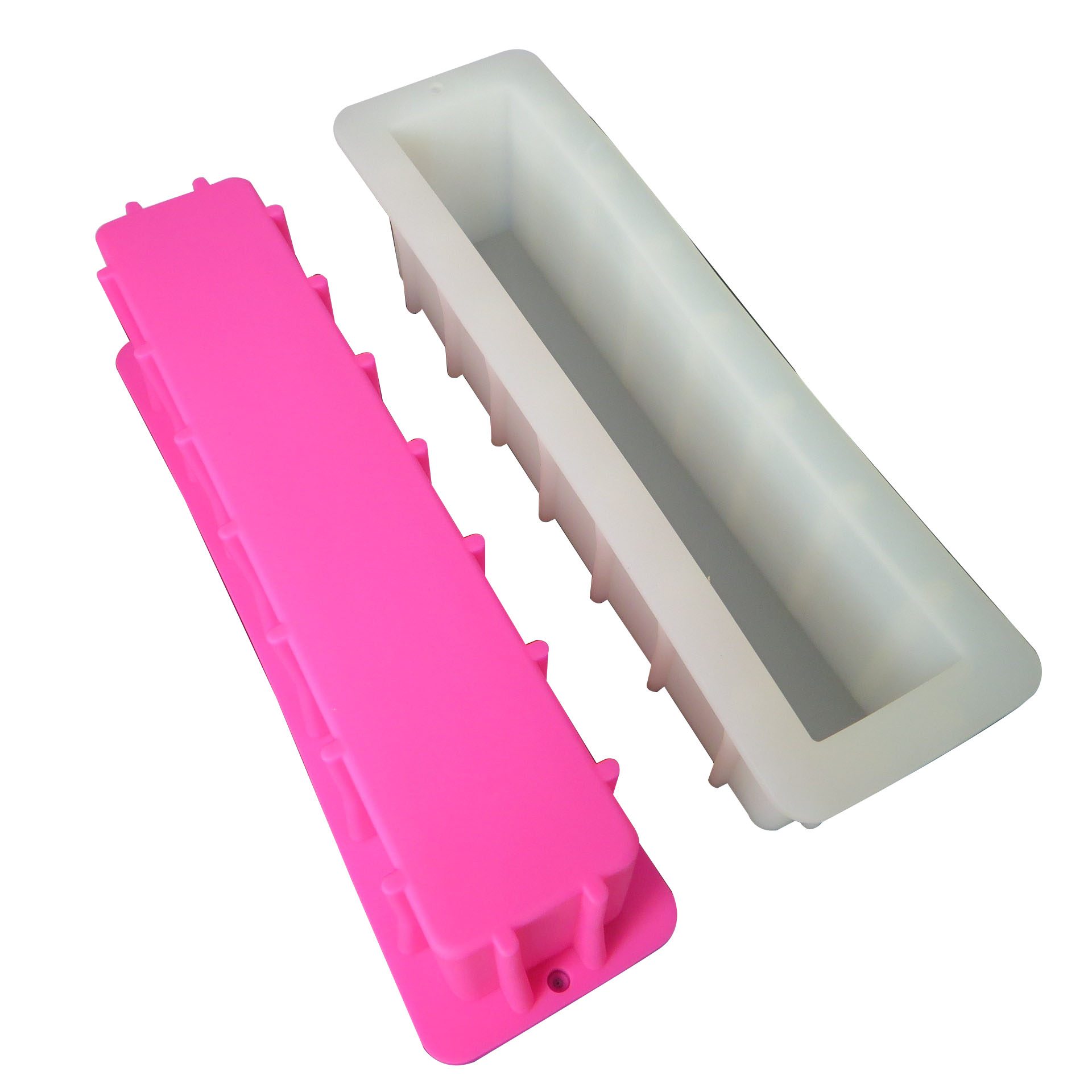Nicole DIY Silicone Loaf Soap Mold Swirl Soap Mould Food Grade Cake Baking Tools