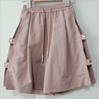 DATA Girl's Casual Sides Split Fashion Solid Shorts Summer