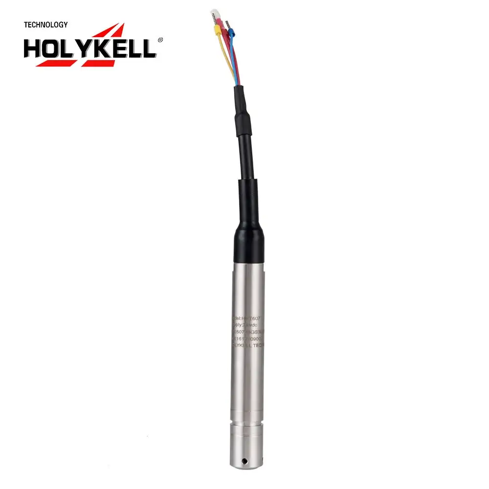Holykell Factory HPT607 Small Diameter 19mm Borehole Level Pressure Sensor