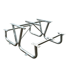 Garden park removable hot dip galvanized picnic and camping table