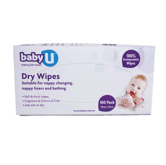 dried out baby wipes
