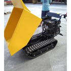 9.5HP 6F+ 2R Hydraulic All Terrain Track Mini Truck Dumper
