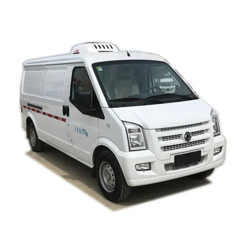 Dongfeng gasoline 2ton 1ton minibus small refrigerator truck for sale