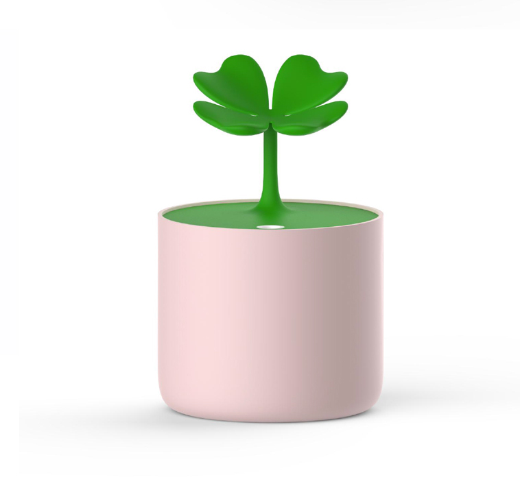 Wholesales 180ml Lazyelf Mini Humidifier Portable 4 Clover Leaf Mini Portable Humidifier For Office Home