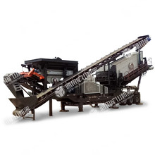 100TPH Basalt / river pebble mobile crushing plant for sale