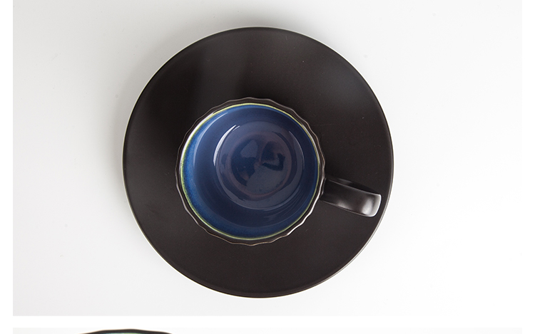 Amazing Color Glaze Reusable Ceramic Blue Special Coffee Cup