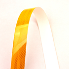 S548A Hi-Viz China factory PVC Warning Tape Orange Reflective Motorcycle For Road Safety