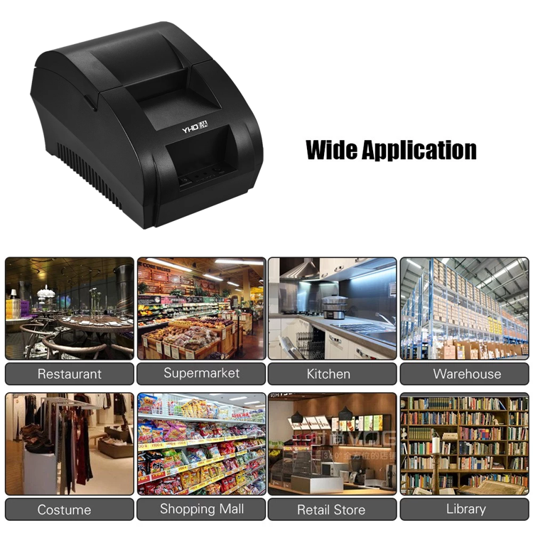 Hot Sell Thermal BT Printer 58mm Shenzhen Factory OEM Receipt Printer Compatible POS System