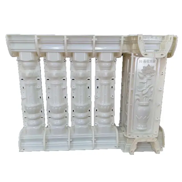 plastic concrete baluster carved mold for house building decoration
