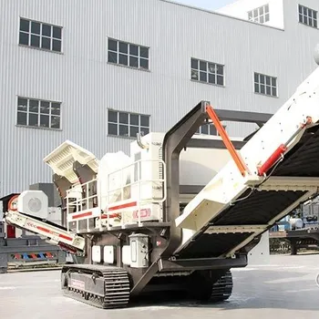 Hongxing stone crushing mobile hydraulic cone crusher plant / mobile diesel crusher / mobile diesel engine stone crusher