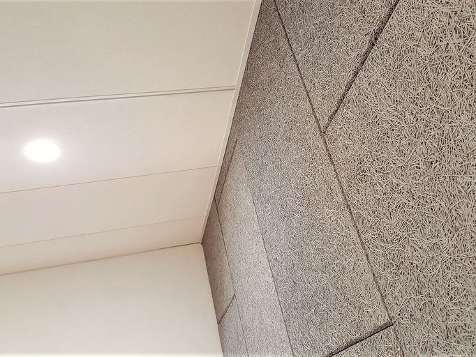 Aspen natural wood wool acoustic panel wood fiber sound absorbing panel for ceiling or wall