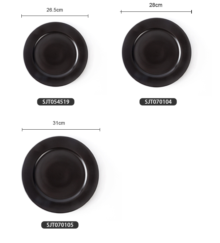 Wholesale factory Ceramic Flat Matte Color Glaze Bread Plate For Bistro