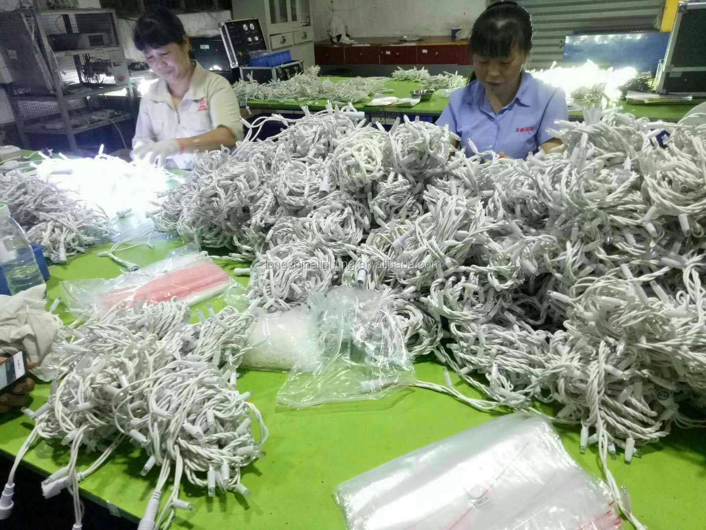 Waterproof IP65 outdoor rubber cable LED String light led fairy lights  Xmas decoration lighting