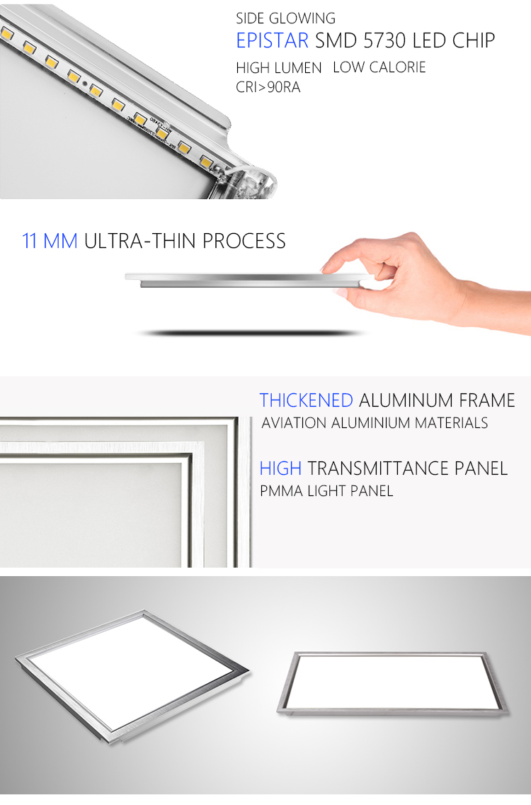 36W 2.4G RF Wireless Control Panel Light CCT Dimmable Double Color Ultra Slim LED Panel Light