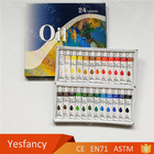 Good service 24 colors 12ml best oil paints walmart oil paint set