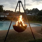 Extra Large Cauldron Fire Pit With Tripod Stand trade assurance fire bowl