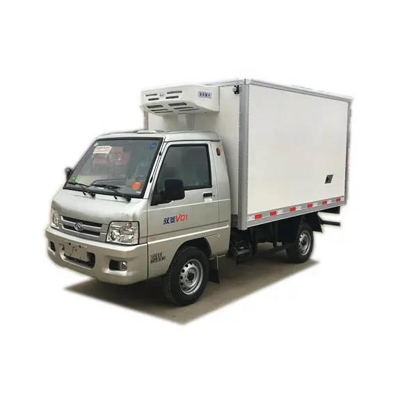 refrigerator factory Foton gasoline refrigeration unit small 2ton refrigerated van and truck in dubai