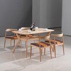 Japanese Fast Food Restaurant Sets Wood Chairs And Tables