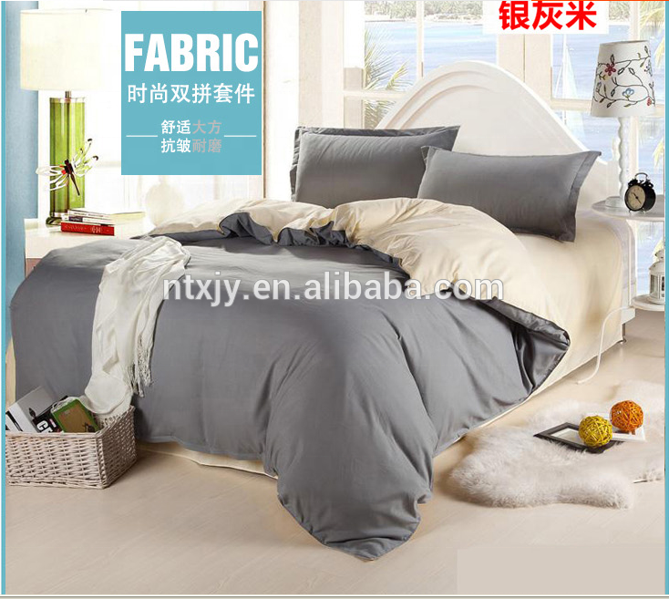 Fashion Solid Bright Color Combed Cotton Colored Bedding Comforter Sets Luxury, Luxury Bedding Sets Hotel