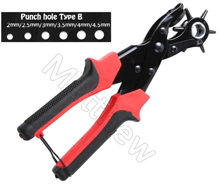 Heavy Duty Paper Hole Punch Plier for Leather Belt