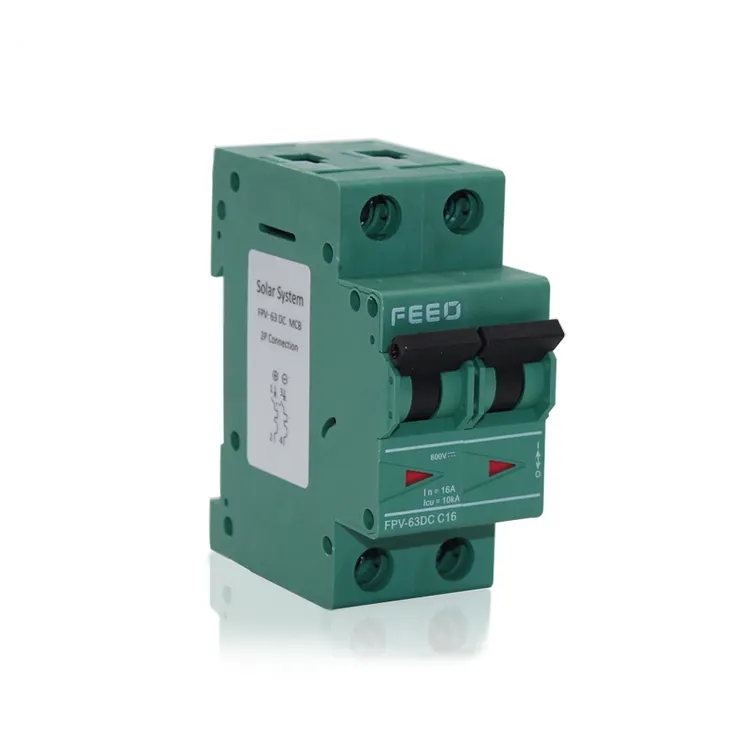 Factory Directly DC MCB 1-4P 1-63A 250-1000VDC 68KHz home circuit breaker for gum protect