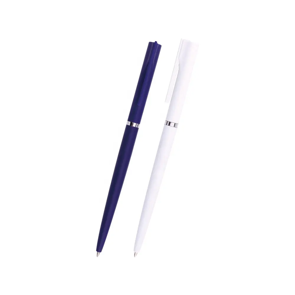 Promotional Pens Beautiful Item Colorful Thin Pen Customized Logo Plastic Ball Pen For Promotion