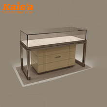 Glass jewelry showroom design/jewellery display showroom designs