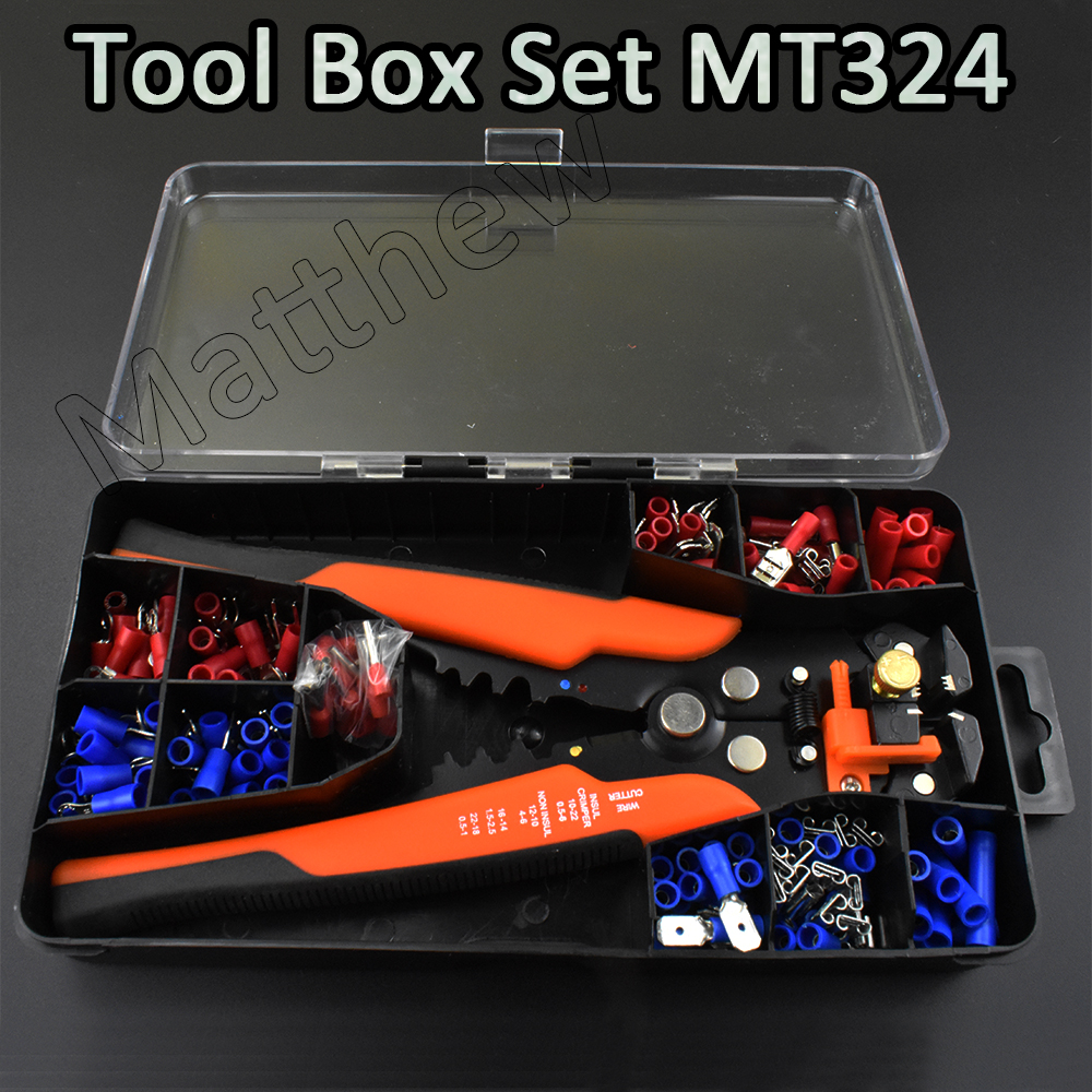 Connecting Terminals and Auto Wire Stripper Set
