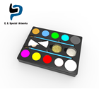 Wholesale low price glow in dark halloween body paint palette for kids